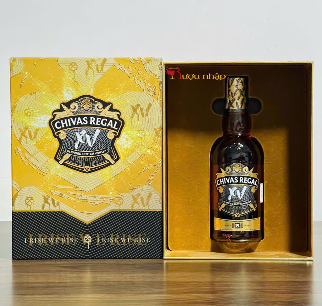 Rượu Chivas XV 15 năm hộp quà Tết 2024