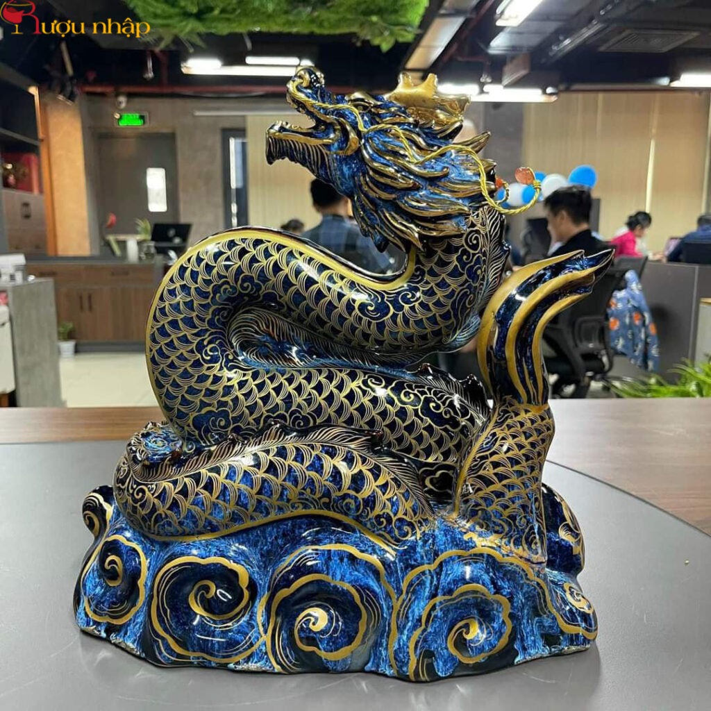 Rượu Linh Vật Rồng 2024 Long Vân Hội Lộc