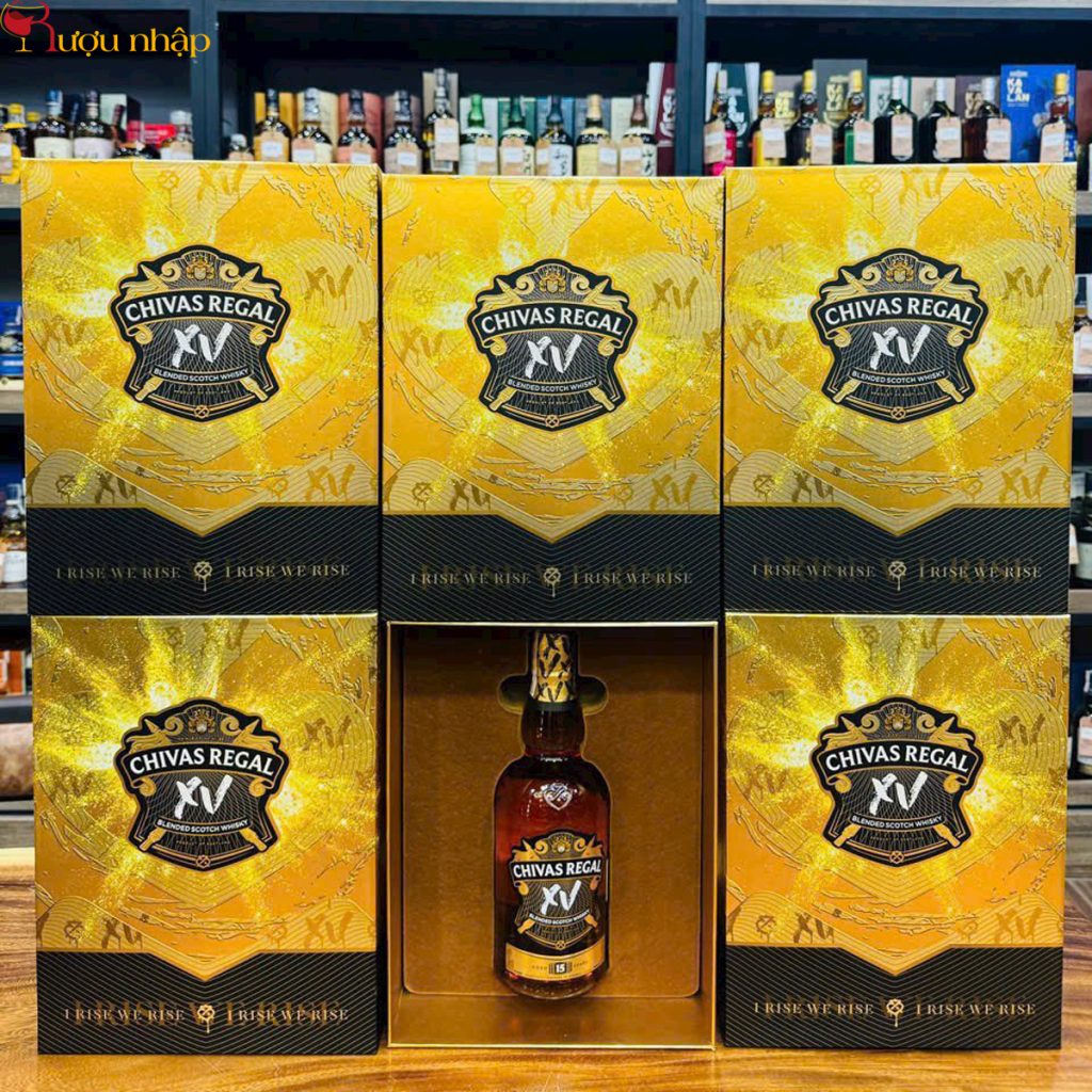 Rượu Chivas XV 15 năm hộp quà Tết 2024