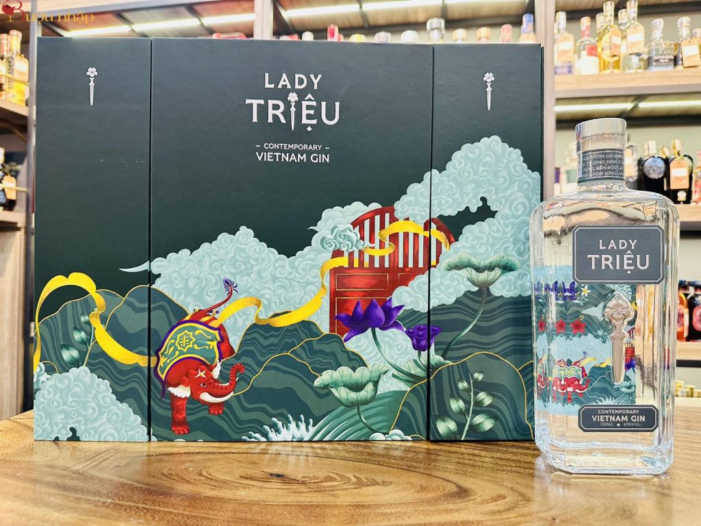 Rượu Gin Lady Triệu Hộp Quà Tết 2024
