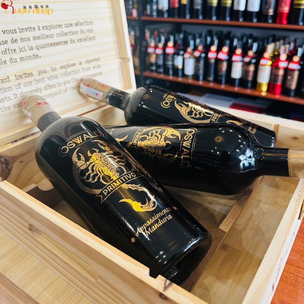 Rượu Vang Oswald Primitivo 19,5 Độ