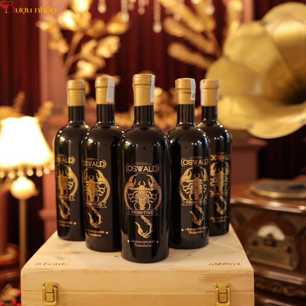 Rượu Vang Oswald Primitivo 19,5 Độ