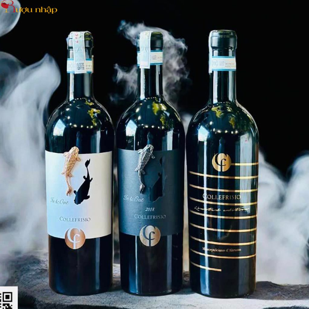 Rượu Vang Cá Chép Đen CF Collefrisio In & Out Limited
