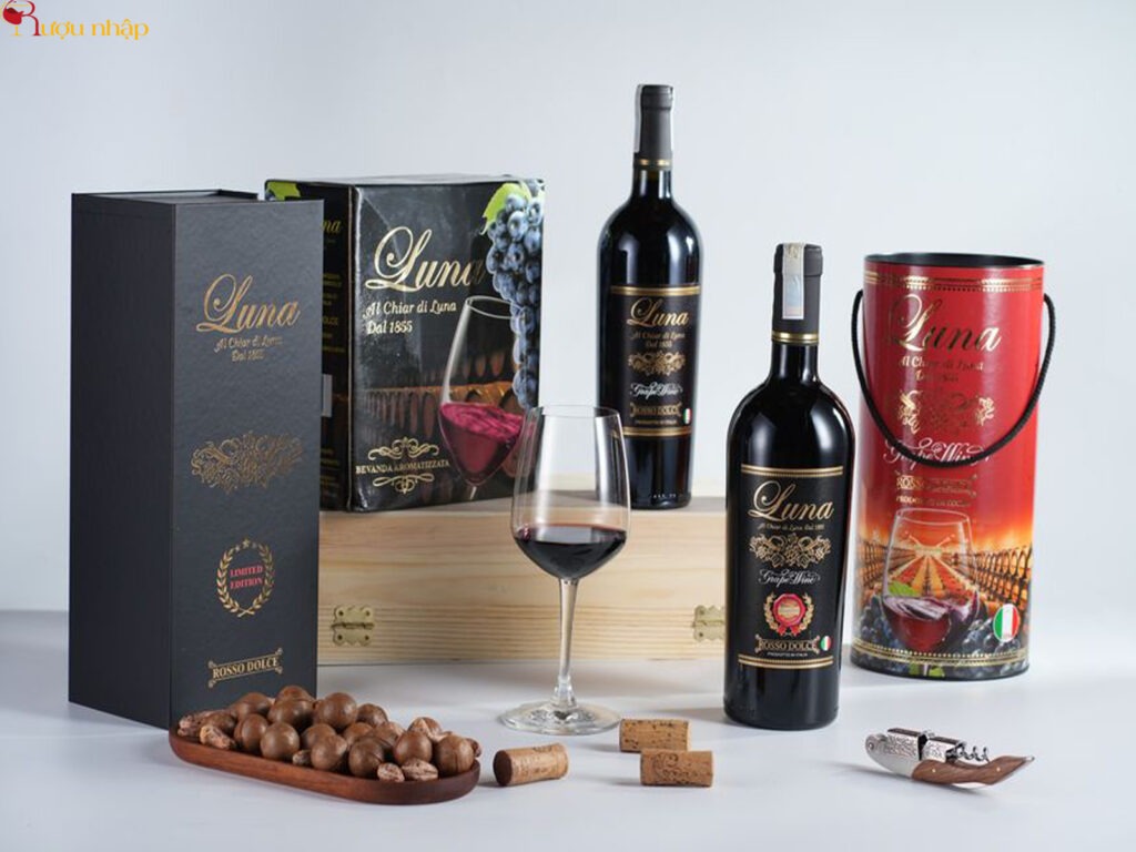 Rượu Vang Ngọt Luna Rosso Dolce