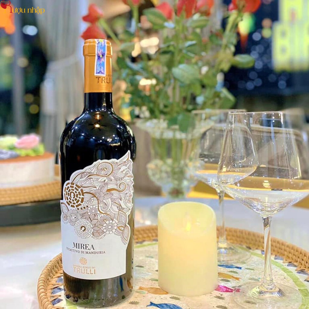 Vang Ý Mirea Primitivo di Manduria Trulli