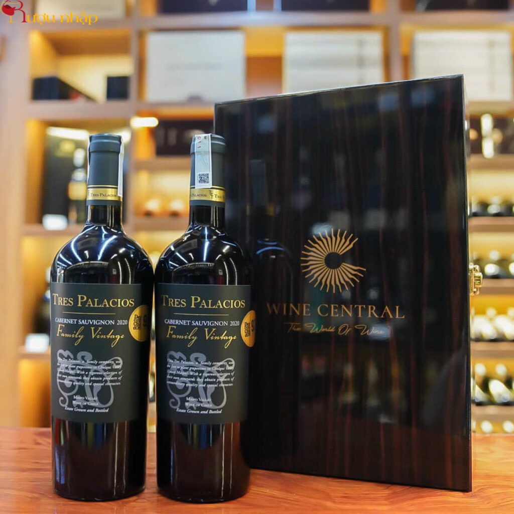 Rượu vang Chile Tres Palacios Family Vintage Cabernet Sauvignon