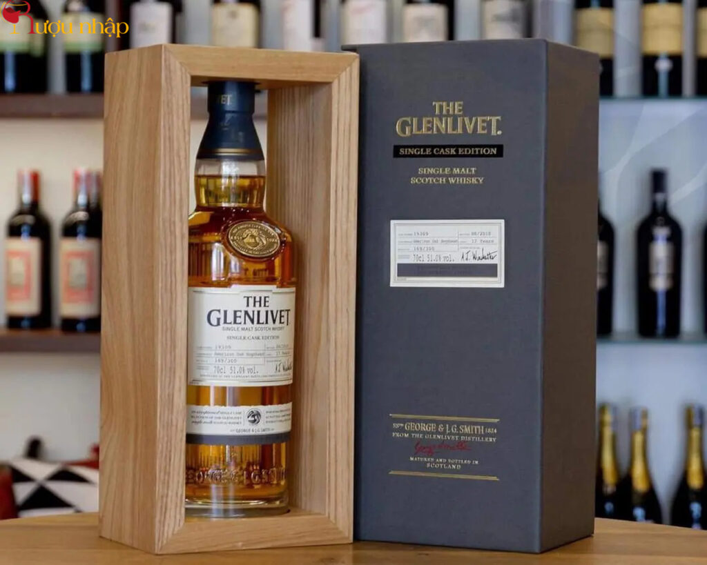 Rượu Glenlivet Single Cask Edition
