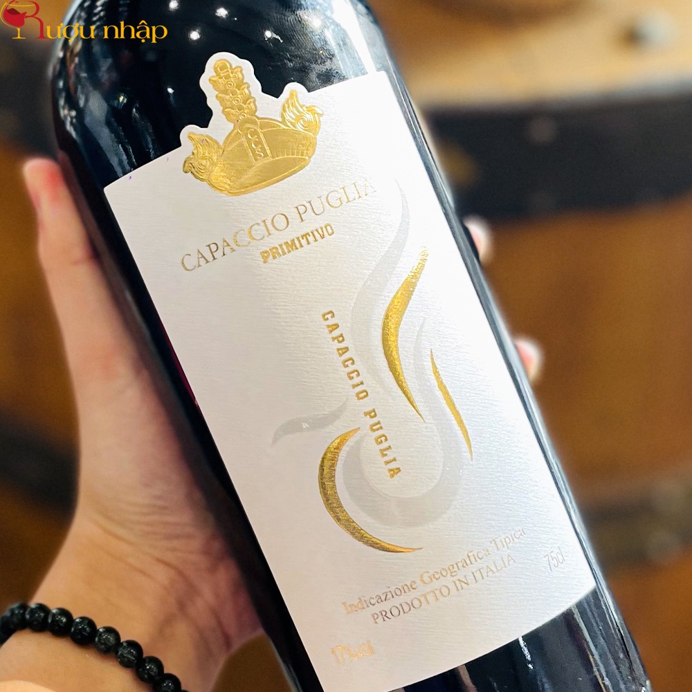 Vang Ý Capaccio Puglia Primitivo Rượu Vang Ý Capaccio Puglia Primitivo
