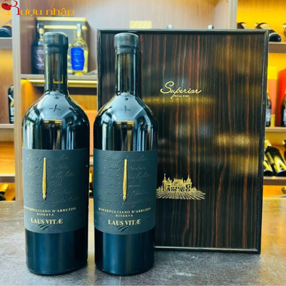 Rượu Vang Ý Laus Vitae Montepulciano Rượu Vang Ý Laus Vitae Montepulciano dAbruzzo DOC Riserva