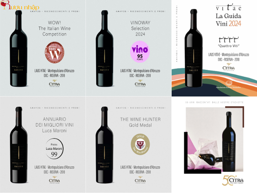 Vang Ý Laus Vitae Montepulciano Rượu vang Ý Laus Vitae – Vang Cây Bút cao cấp chất lượng đã được chứng minh