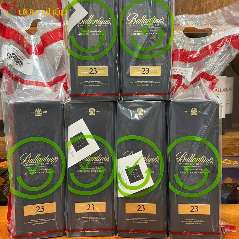 Ballantines 23 Xách Tay duty free Rượu Ballantines 23 năm xách tay