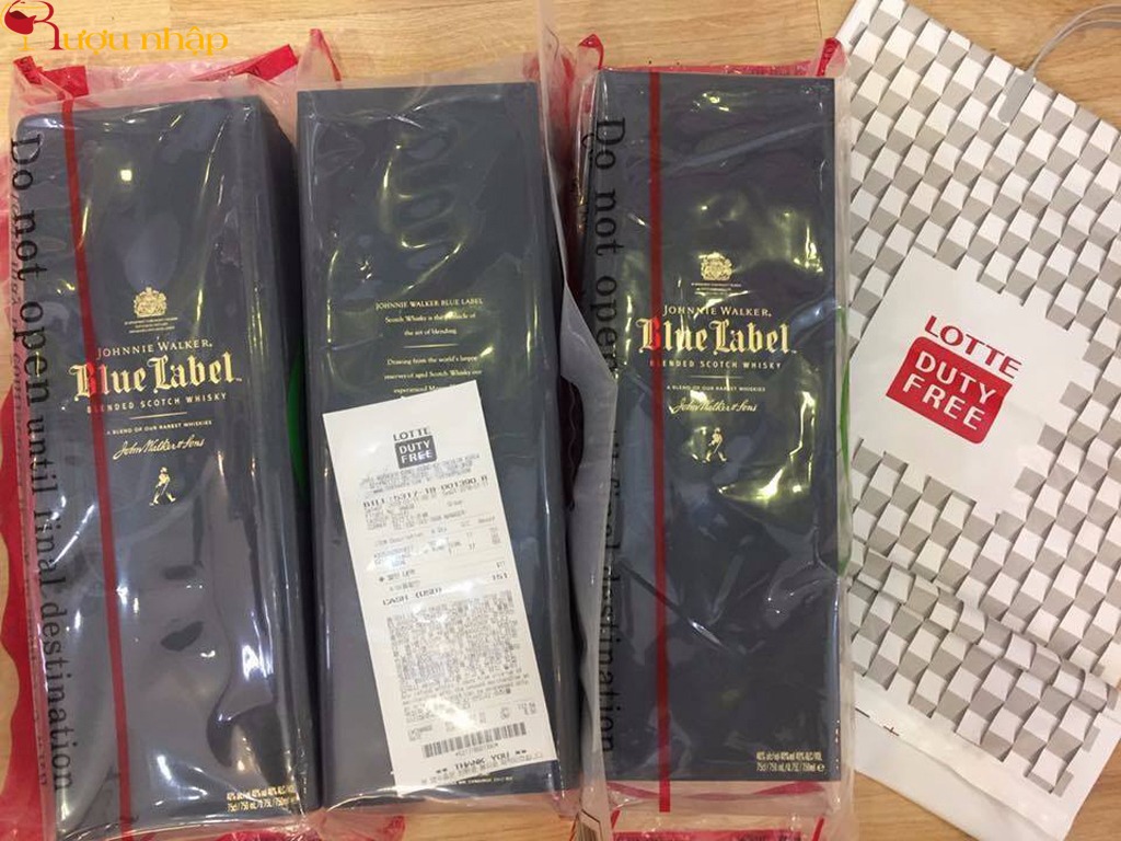 Blue Label Xách Tay Duty Free Rượu Blue Label xách tay Duty Free Giá tốt
