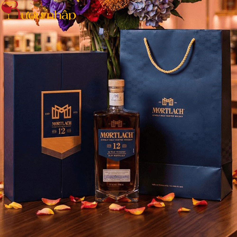 Mortlach 12 năm - Hộp quà Tết 2026 Quà Tết Rượu Mortlach 12 Năm